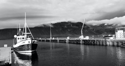 a boat at the dock
