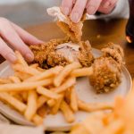 fried chicken and fries